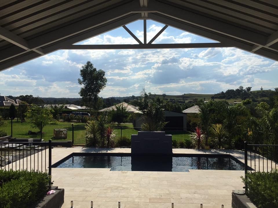 SpecScapes completed outdoor landscaping and pool project